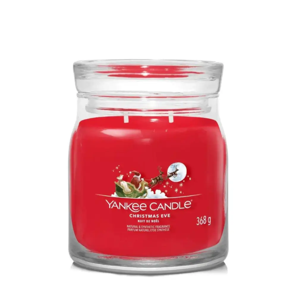 CANDELA SIGNATURE MEDIUM CHRISTMAS EVE YANKEE CANDLE